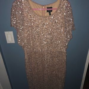 Womens champagne/cold dress
